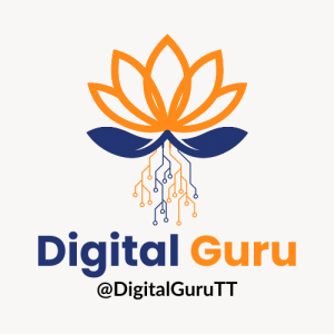 Digital Guru Lotus Logo with Handle